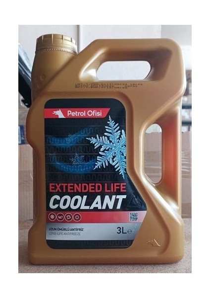 PO-S000023 - Antifiriz Kırmızı Organik 3 Litre x 4 Uzun Ömürlü