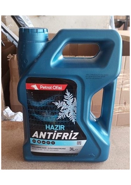 PO-S000024 - Antifiriz -36°c Mavi 3 Litre x 4 Sulandırılmış