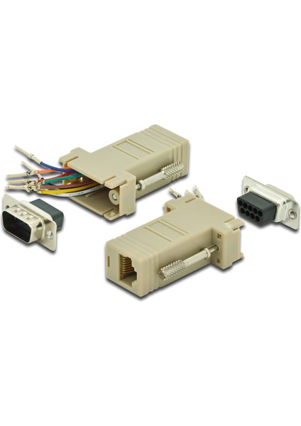 AK-610517-000-I Db9, RJ45, RS232 Çevirici