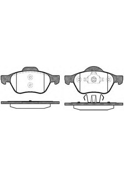 -55153 - Fren Balatası Ön Megane Iı Laguna Iı Iıı