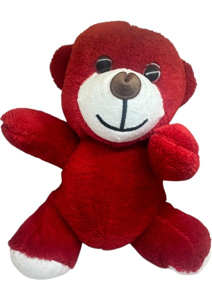 Kırmızı Peluş Oyuncak Ayıcık
