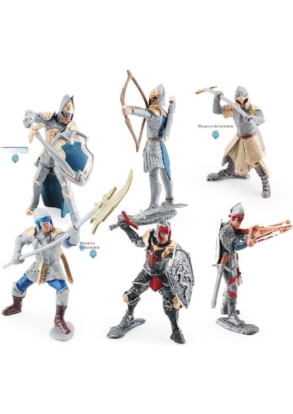 Batı Mitolojik Şövalye Modeli Süsleme Oyuncağı (Yurt Dışından)