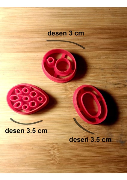 3 Lü Seramik & Polimer Kil Kalıp