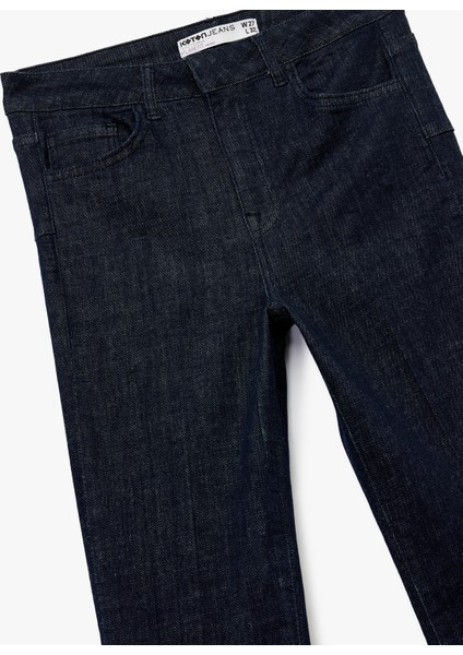 Normal Bel Ispanyol Paça Jean Pantolon - Flare Jeans modelleri