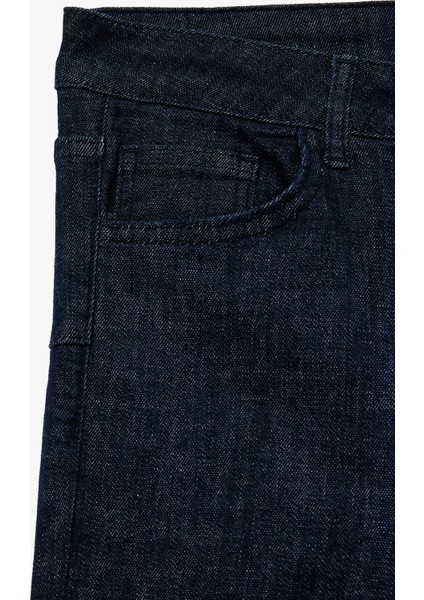 Normal Bel Ispanyol Paça Jean Pantolon - Flare Jeans indirimleri