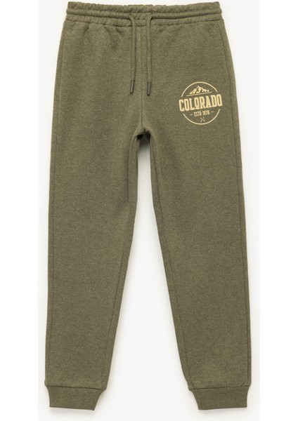 Baskılı Iki Iplik Şardonlu Jogger Eşofman Altı