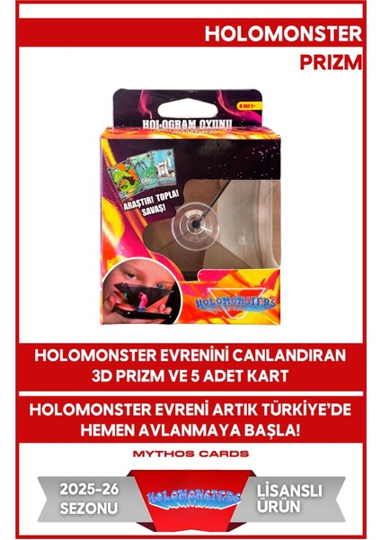Holomonsters – 3D Hologram Prizma Kutu 5 Kart