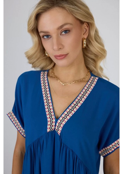 Viskon Elbise – Yazın Vazgeçilmezi Mavi indirimleri