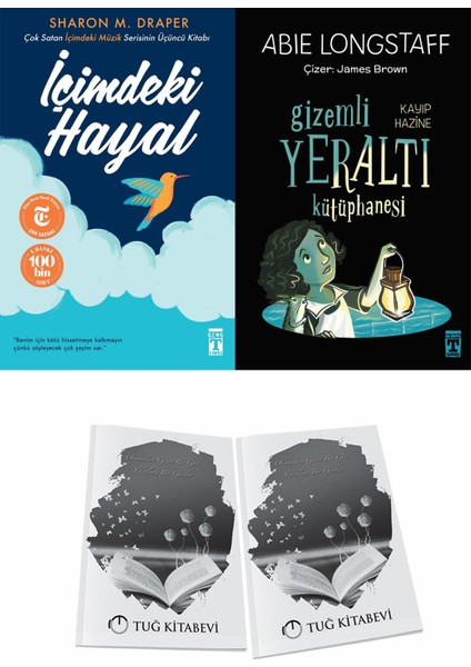 Içimdeki Hayal ve Gizem Li Yeraltı Kütüphanesi 4 Kayıp Hazine + Hediyeli