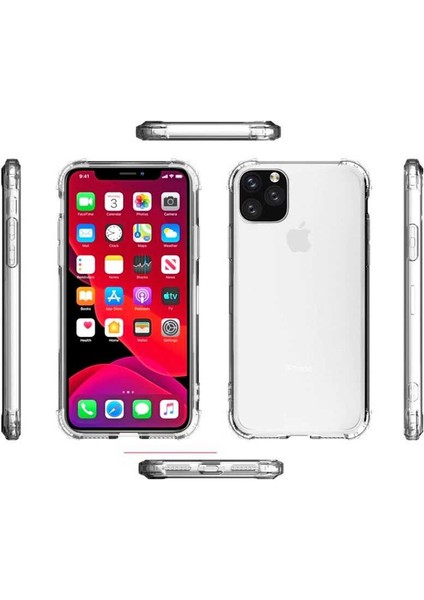iPhone 12 Uyumlu Zıvo Nitro Anti Shock Silikon-Renksiz