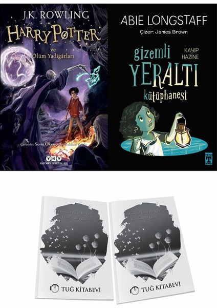 Harry Potter ve Ölüm Yadigârları ve Gizem Li Yeraltı Kütüphanesi 4 Kayıp Hazine + Hediyeli