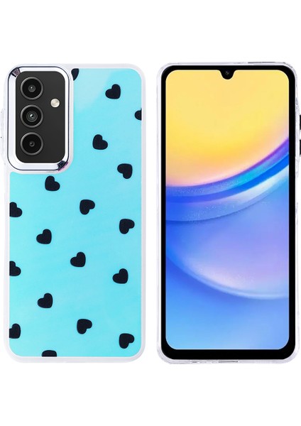 Galaxy A15 Kılıf Airbag Tasarımlı Zıvo Hadra Kapak - Kalp