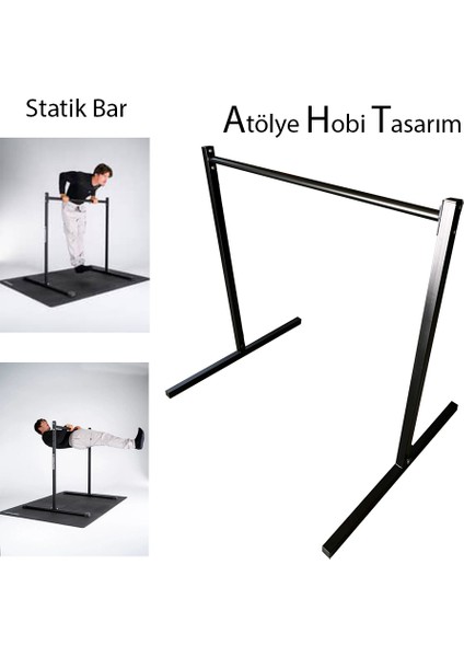 Statik Bar Barfiks Bar Kademeli 115 cm