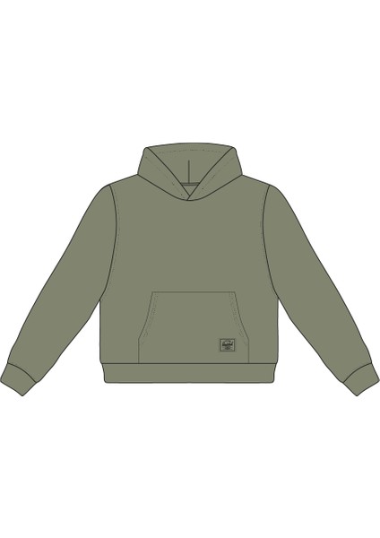 Pigment Dye Classic Kadın Kapüşonlu Sweatshirt