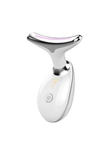 Lılyth Yüz ve Boyun Cilt Bakım Cihazı | Ems & LED Işık Teknolojili, Şarjlı ve Taşınabilir Masaj Aleti