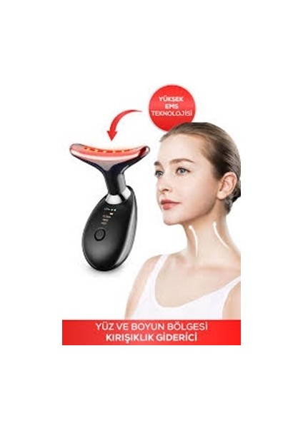 Lılyth Yüz ve Boyun Cilt Bakım Cihazı | Ems & LED Işık Teknolojili, Şarjlı ve Taşınabilir Masaj Aleti fırsatları