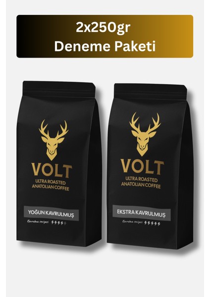 Taze Çekilmiş Türk Kahvesi 2*250 gr | Yoğun ve Ekstra Kavrulmuş Eşsiz Lezzet