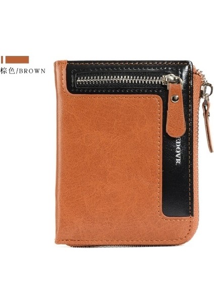 Rfıd Hırsızlığa Karşı Sınır Ötesi Kaydırma Retro Bozuk Para Cüzdanı (Yurt Dışından)