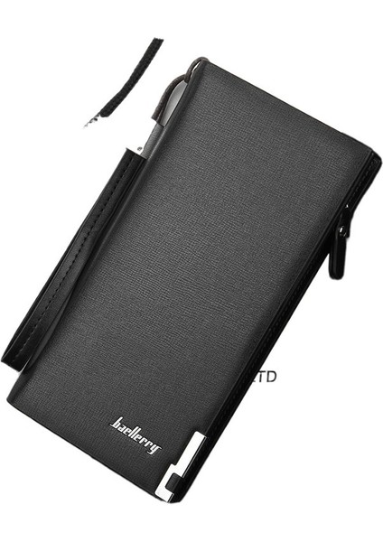 Erkek Uzun Cüzdan Çok Işlevli Fermuarlı Debriyaj (Yurt Dışından)