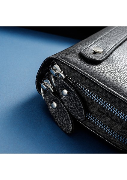 Erkek Iş Büyük Kapasiteli El Çantası Erkek Cüzdanı (Yurt Dışından) fırsatları