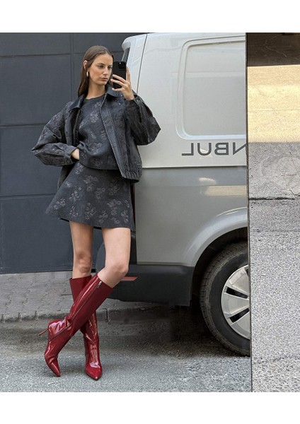 Çiçek Nakışlı Triko IW6250050375036