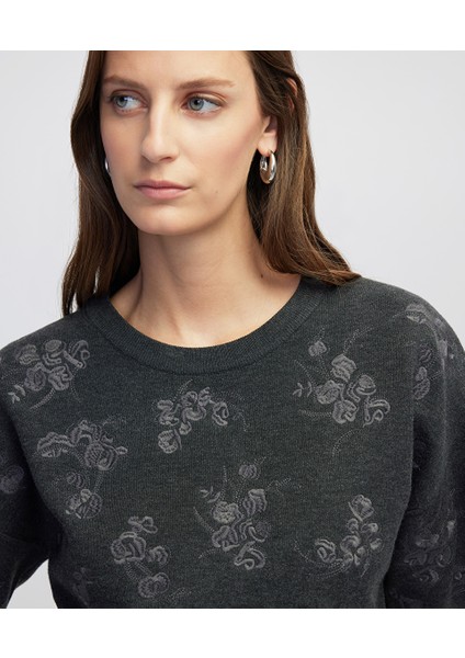 Çiçek Nakışlı Triko IW6250050375036 fırsatları
