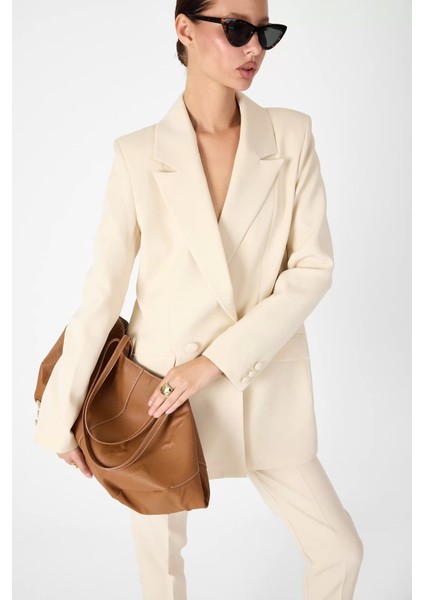 Oversize Blazer & Yüksek Bel Pantolon Takım fiyatları