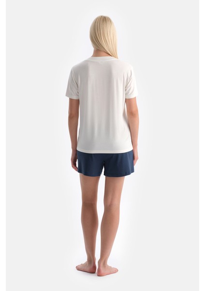 V Yaka Kısa Kollu Tişört Şort Takım fiyatları