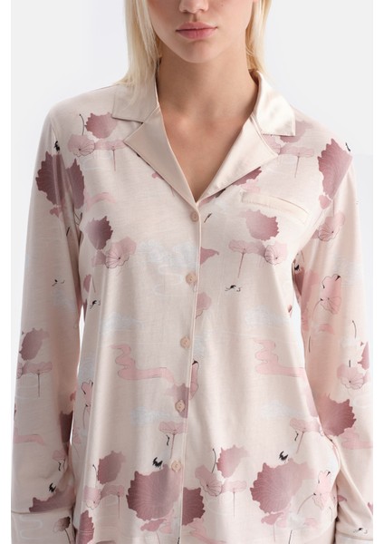 Çiçek Desenli Gömlek Pantolon Takım indirimleri