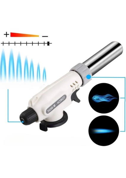 Büro Ev Ofis Kamp Keyfi Için 1300C Gaz Çakmak Pürmüz Alev Tabancası fiyatları