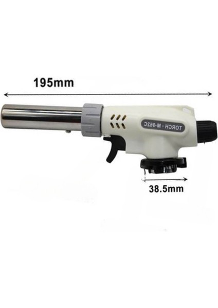 Büro Ev Ofis Kamp Keyfi Için 1300C Gaz Çakmak Pürmüz Alev Tabancası modelleri