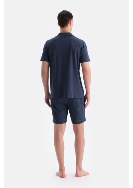 Kısa Kollu Polo Yaka Altı Desenli Tişört Şort Takım fiyatları