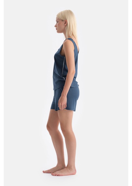 Kalın Askılı Pamuk Modal Atlet Şort Takım modelleri