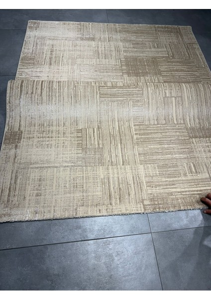 Impressive Koleksiyonu 4 Metrekare Bej Krem Modern Salon Mutfak Yatak Odası Halısı fırsatları