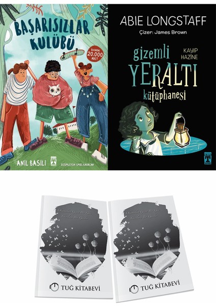 Başarısızlar Kulübü ve Gizem Li Yeraltı Kütüphanesi 4 Kayıp Hazine + Hediyeli