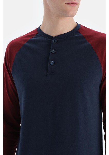 Lacivert Erkek Reglan Kol Pijama Takımı indirimleri