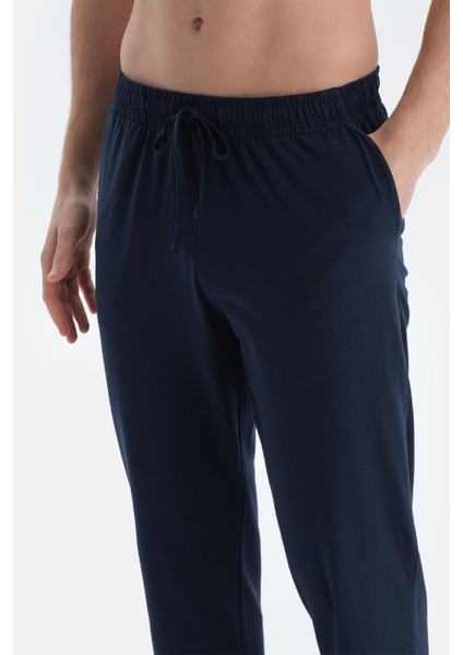 Lacivert Erkek Reglan Kol Pijama Takımı