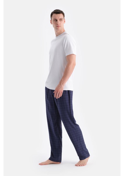 Ekoseli Viskon Dokuma Pantolon modelleri