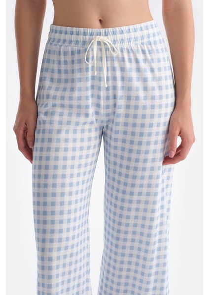 Kuş Baskılı Tişört Pantolon Takım