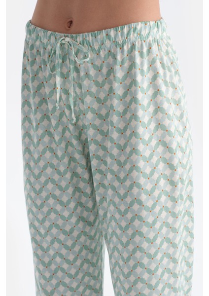 Geometrik Desenli Gömlek Pantolon Takım indirimleri