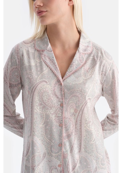 Şal Desenli Gömlek Pantolon Takım indirimleri