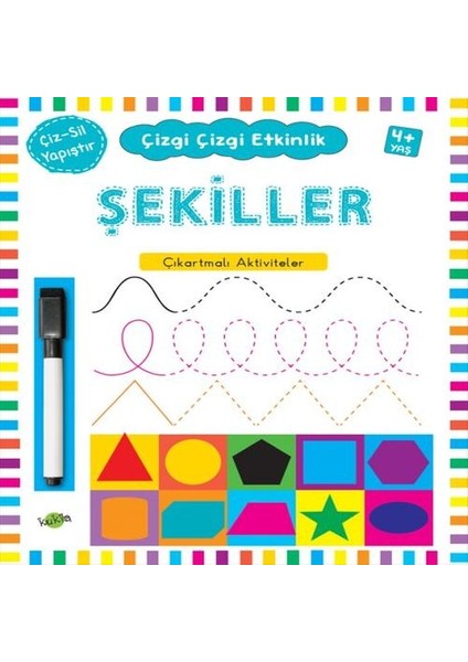 Çizgi Çizgi Etkinlik - Şekiller (4+ Yaş)