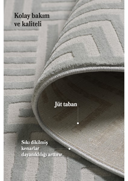 Modern Oturma Odası Halısı Salon Halısı Yolluk Gri Halı Hav Toz Vermez Kolay Temizlenebilir Halı indirimleri