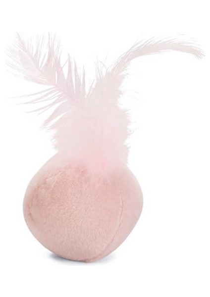 Peluş Tüylü Yavru Kedi Oyuncağı 5cm Pembe
