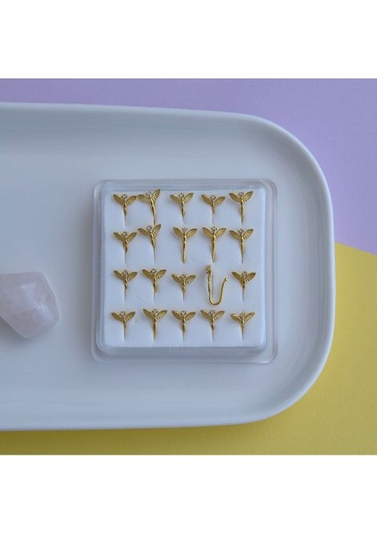 Deliksiz Gümüş Sıkıştırmalı Melek Figürlü Hızma 925 Ayar