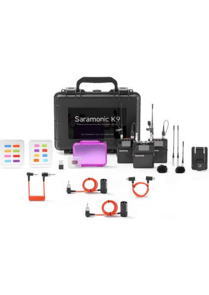 K9 Digital Duo Uhf Kablosuz Mikrofon Sistemi indirimleri