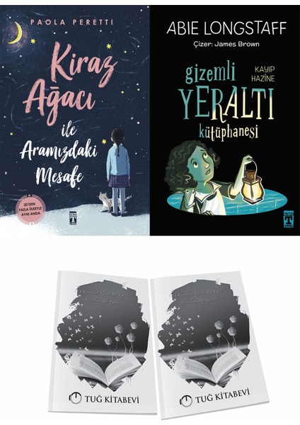 Kiraz Ağacı Ile Aramızdaki Mesafe ve Gizem Li Yeraltı Kütüphanesi 4 Kayıp Hazine + Hediyeli