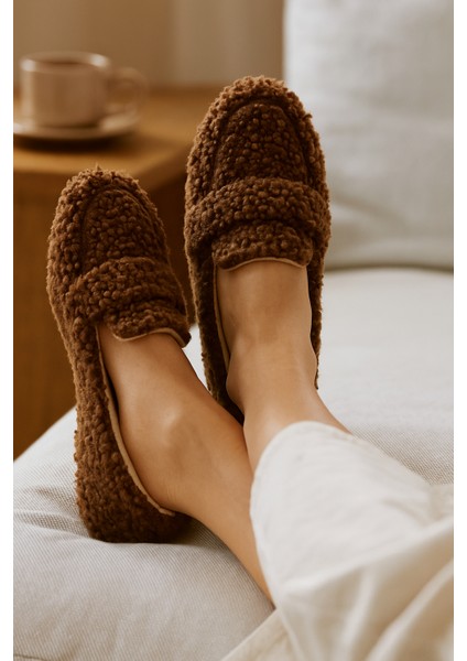 Ultra Yumuşak Peluş Kadın Ev Babeti Ses Yapmaz Hafif Taban Panduf fırsatları