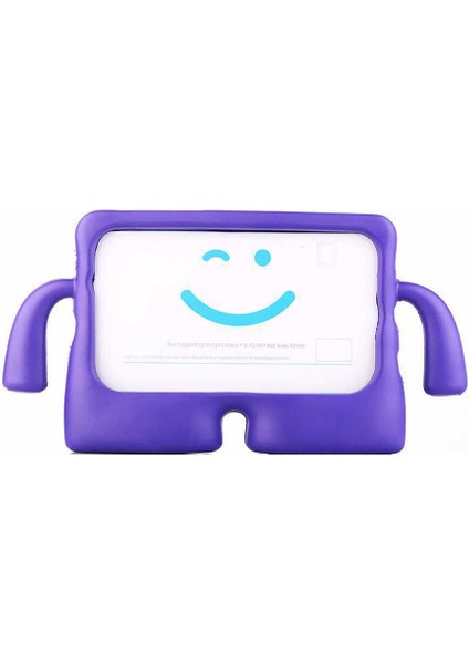 Galaxy Tab A8 10.5 SM-X200 (2021) Uyumlu Zıvo Ibuy Standlı Tablet Kılıf-Mor