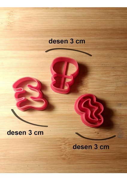 3 Lü Seramik & Polimer Kil Kalıp